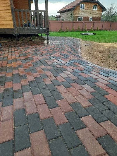 Укладка тротуарной плитки
