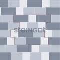 Тротуарная плитка Steingot Плато Серая 80 мм