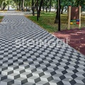 Тротуарная плитка Steingot Ромб Серый 60 мм