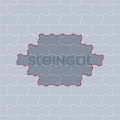 Тротуарная плитка Steingot Зигзаг Серый 80 мм