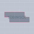 Тротуарная плитка Steingot Плита 600х300 Серая 100 мм