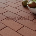 Тротуарная плитка Steingot Прямоугольник 200х100х60 Коричневый (верхний прокрас, минифаска)
