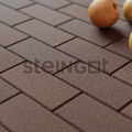 Тротуарная плитка Steingot Прямоугольник 200х100х60 Темно-коричневый (верхний прокрас, минифаска)