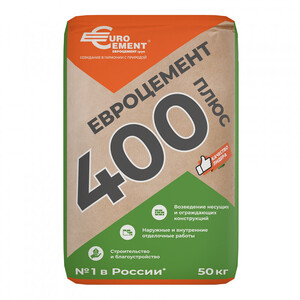 Цемент Евроцемент М400 Д20 ЦЕМ II А-Ш 32,5