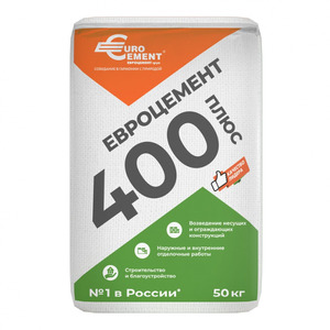 Цемент Евроцемент М400 Д20 ЦЕМ II А-Ш 32,5